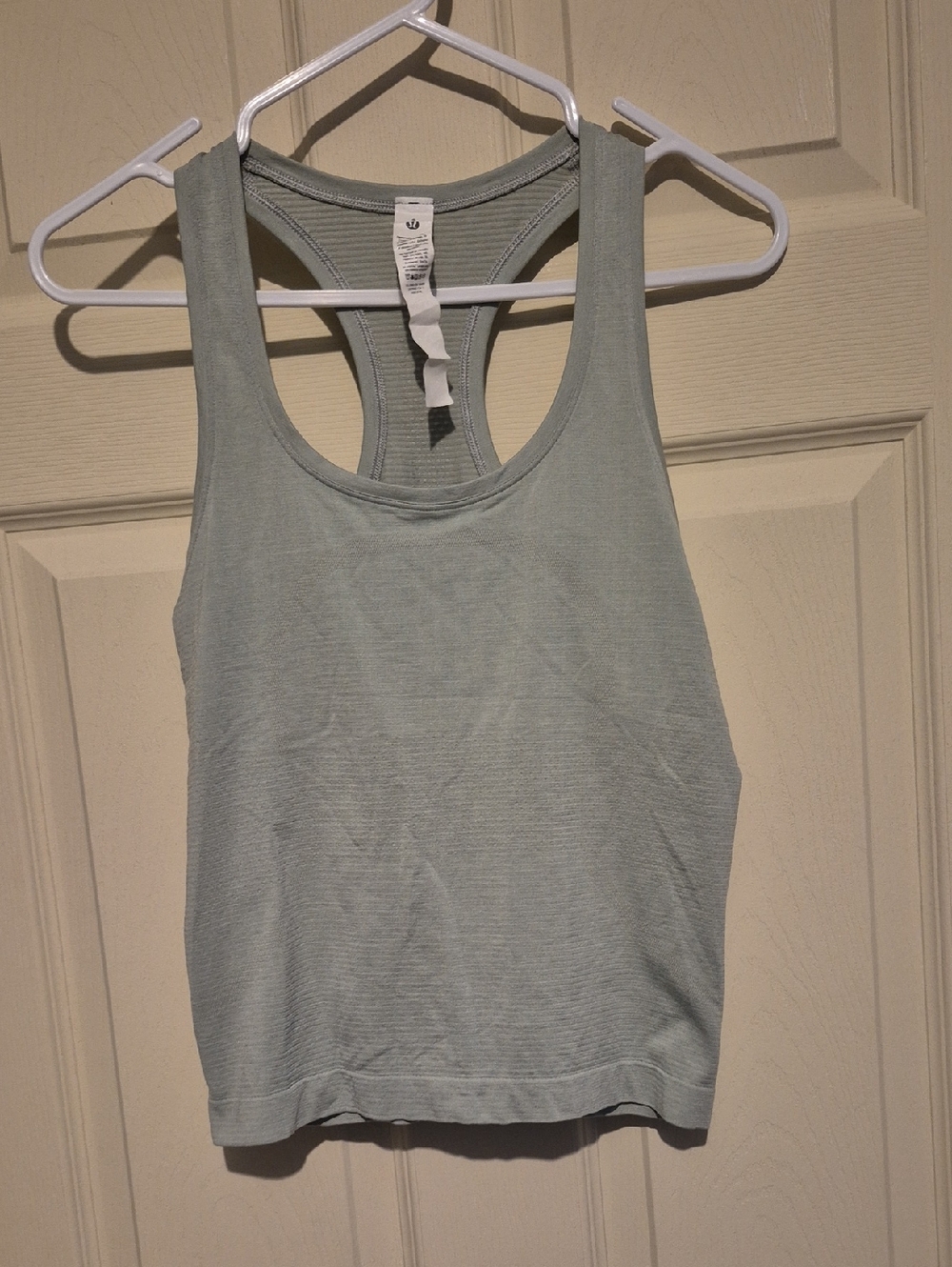 🍋 Lululemon Swiftly Racerback Tank Top 2.0 Waist Length Size 4 Jade Grey
